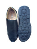 Open walk suede loafers